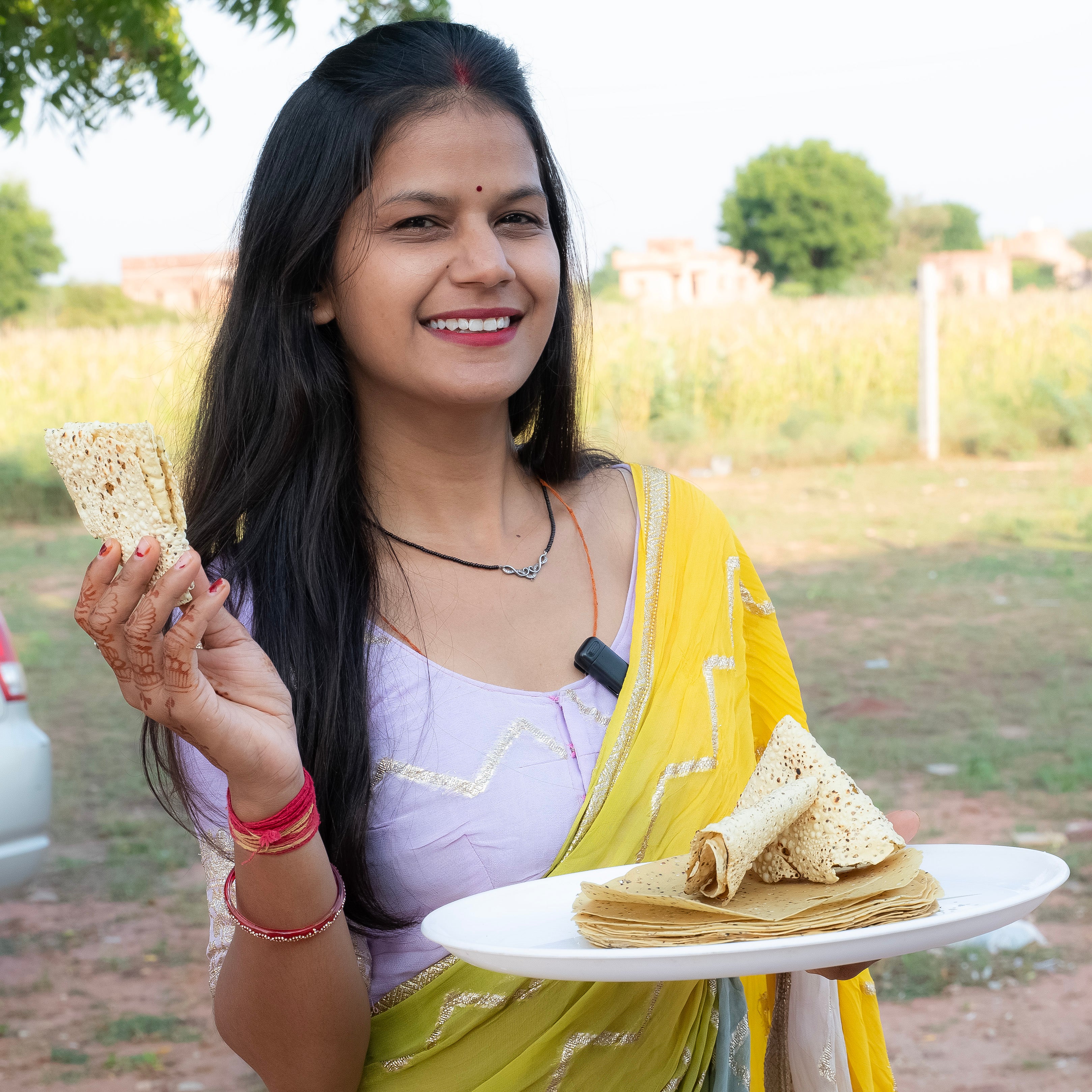 Moong Special Papad  Authentic Rajasthani Taste Crispy & Light  Mathaniya Organic Masale