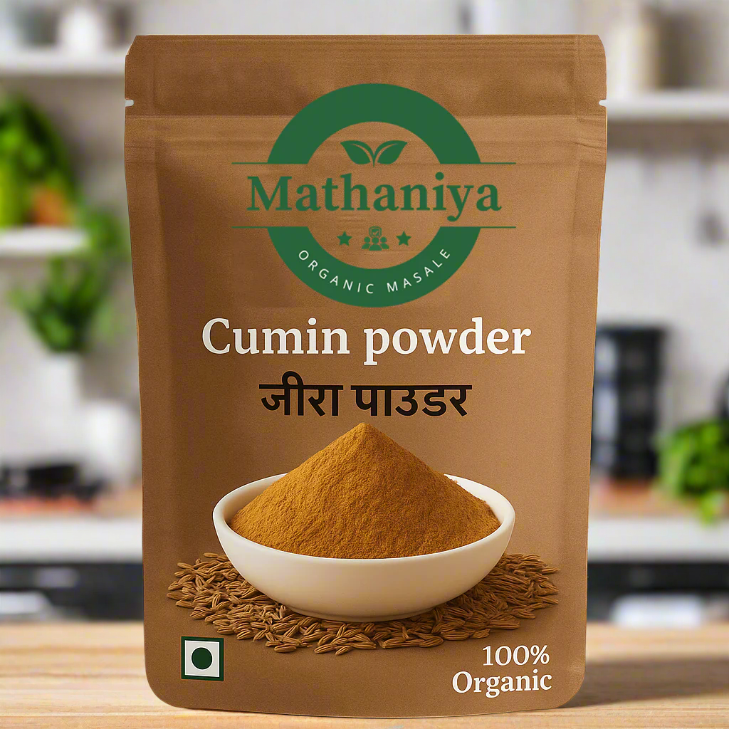 Mathaniya Cumin Powder 100% Organic Jeera Powder Pure & Natural Indian Masala