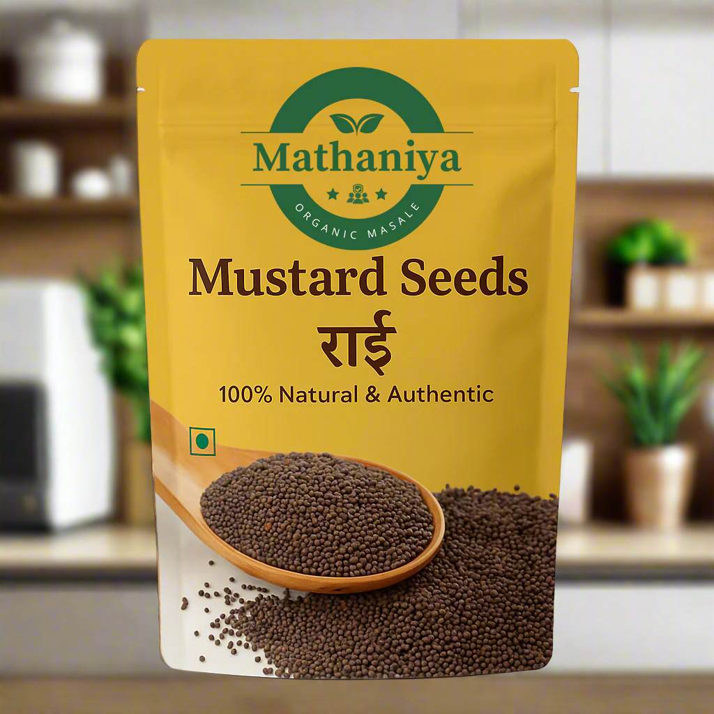 Mustard Seeds (Rai) 100% Natural & Authentic Mathaniya Organic