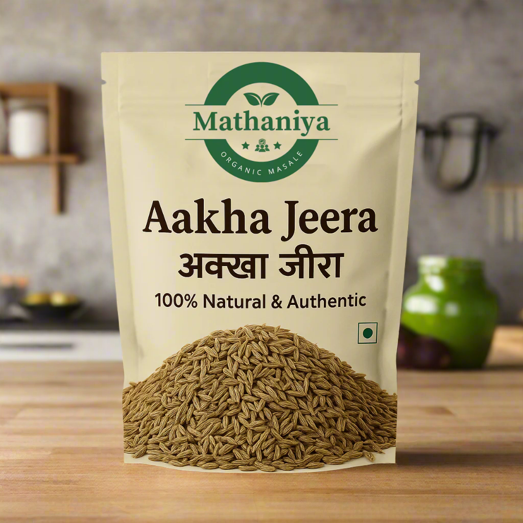 Aakha Jeera (Whole Cumin Seeds) 100% Natural & Authentic Mathaniya Organic