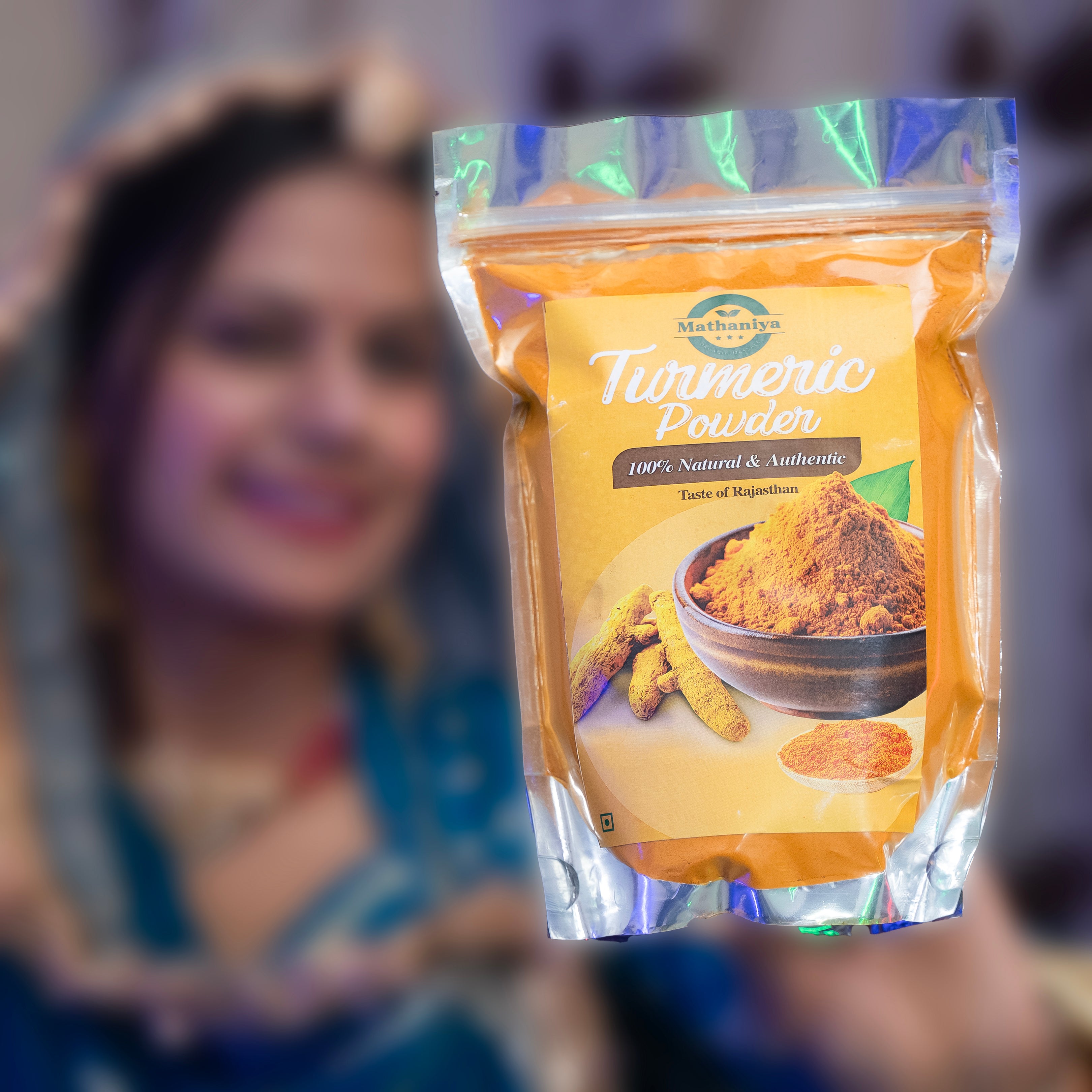 Turmeric Powder (हल्दी पाउडर) 100% Natural Mathaniya Organic Taste of Rajasthan