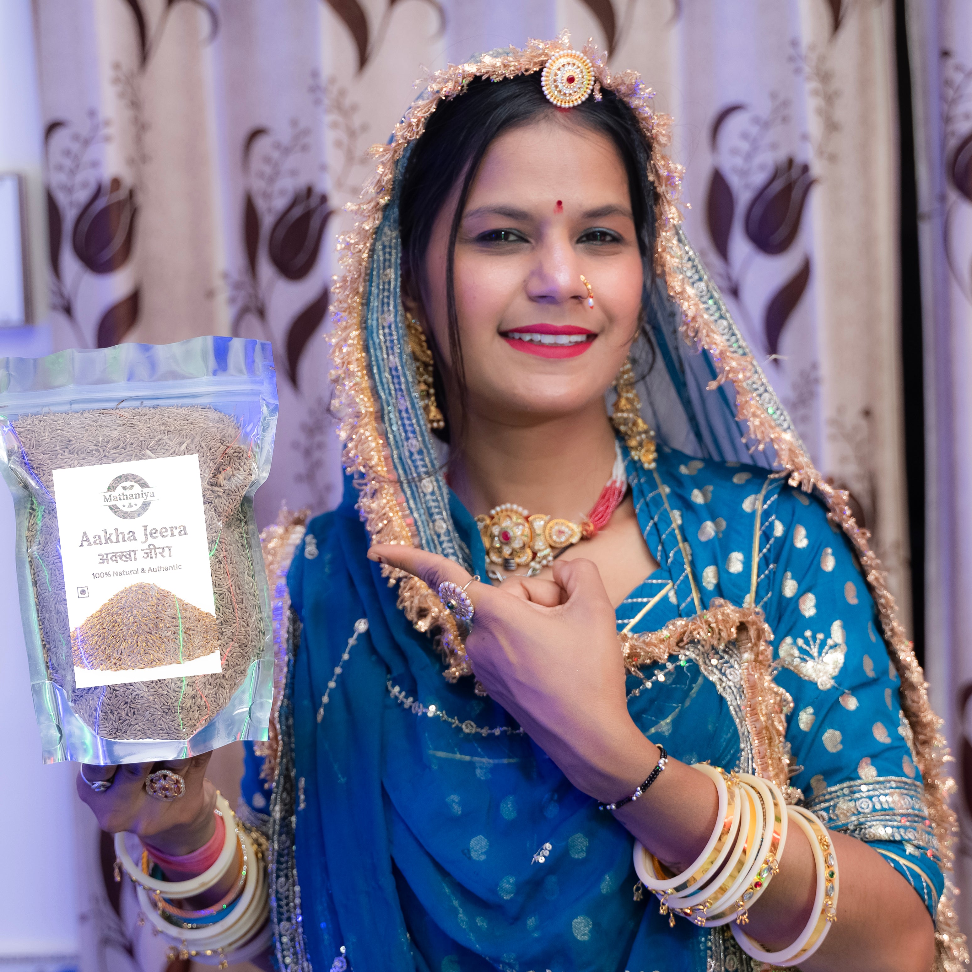 Aakha Jeera (Whole Cumin Seeds) 100% Natural & Authentic Mathaniya Organic