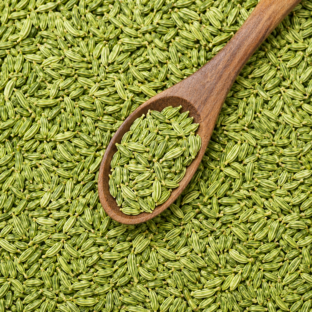 Premium Green Fennel Seeds (सौंफ / Saunf) – Fresh, Aromatic & Natural Mouth Freshener