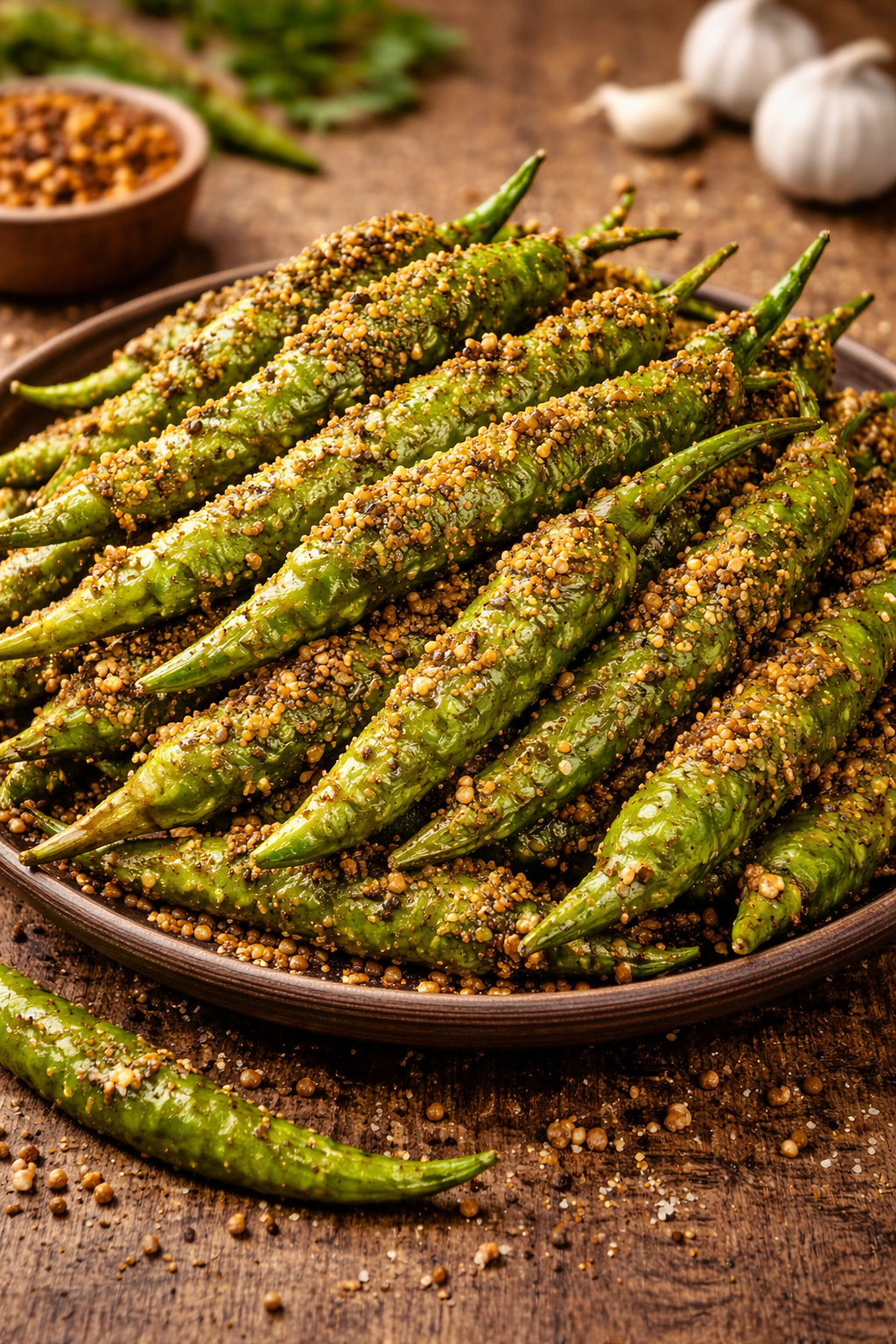 Athana Mirchi Pickle | Traditional Rajasthani Green Chilli