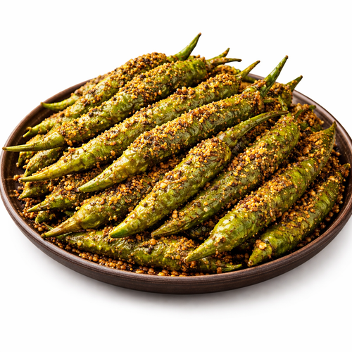 Athana Mirchi Pickle | Traditional Rajasthani Green Chilli