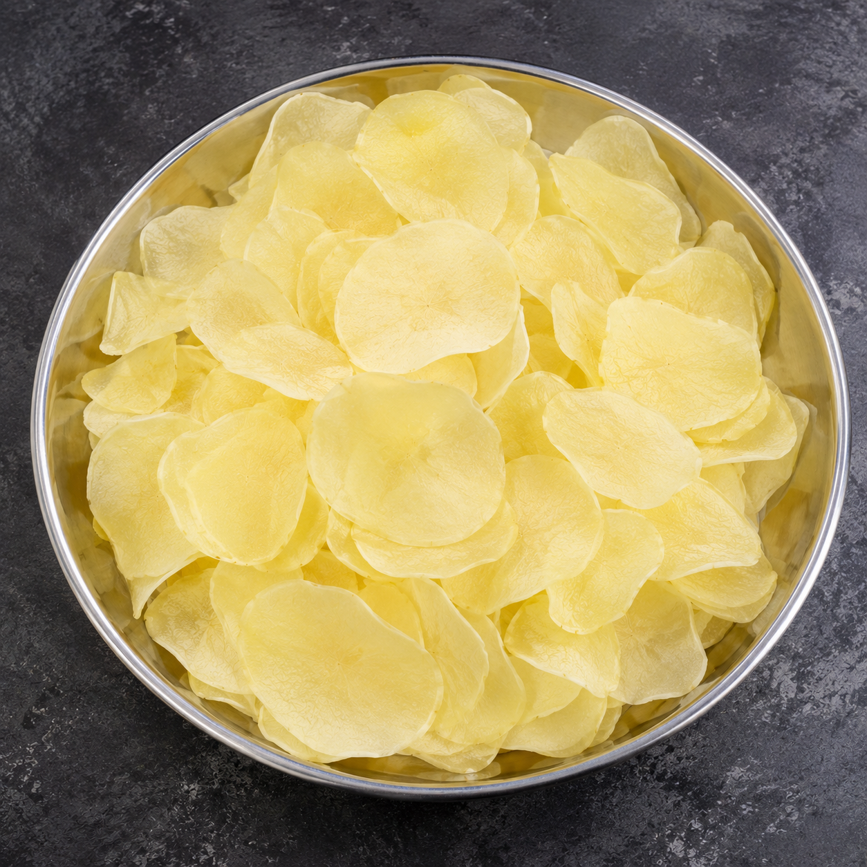 Ready To Fry Aloo Wafers | Premium Potato Fryums | Crispy Homemade Snacks
