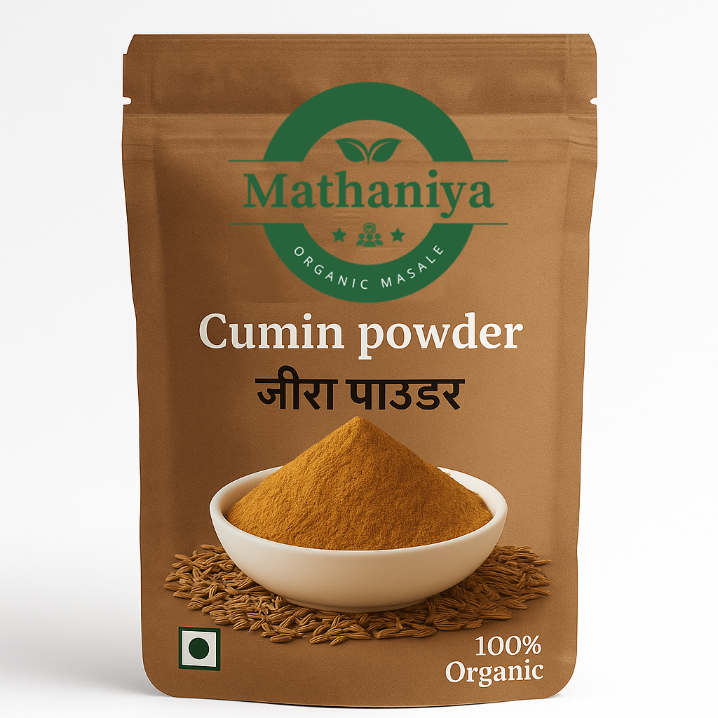 Mathaniya Cumin Powder 100% Organic Jeera Powder Pure & Natural Indian Masala