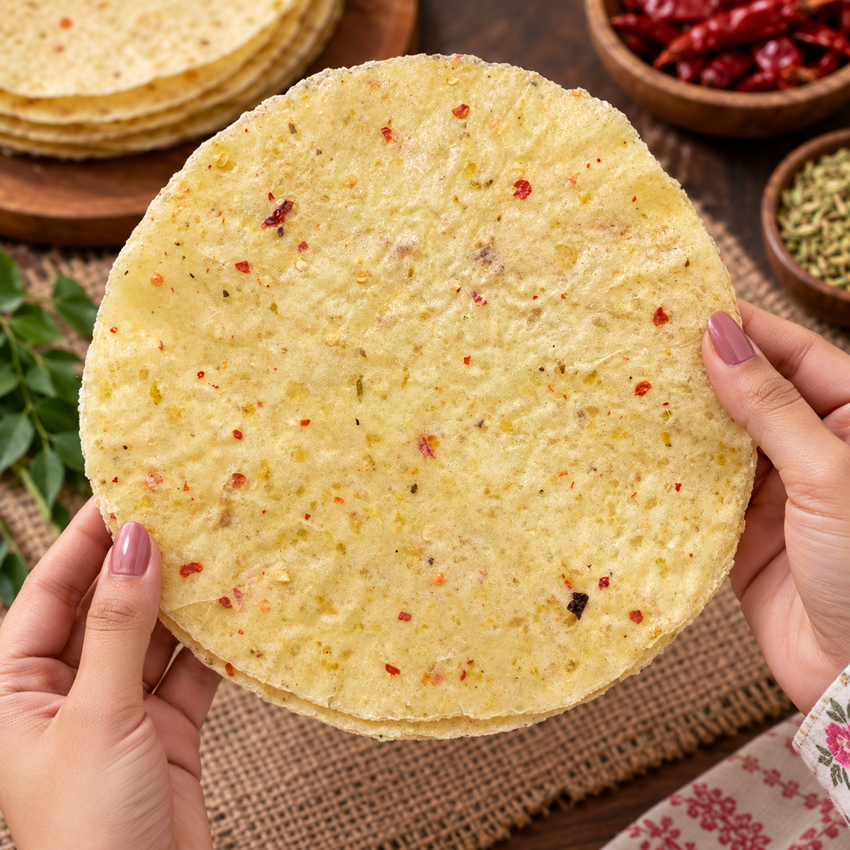 Navratri Special Aloo Papad | Sendha Namak Aloo Papad for Upvas