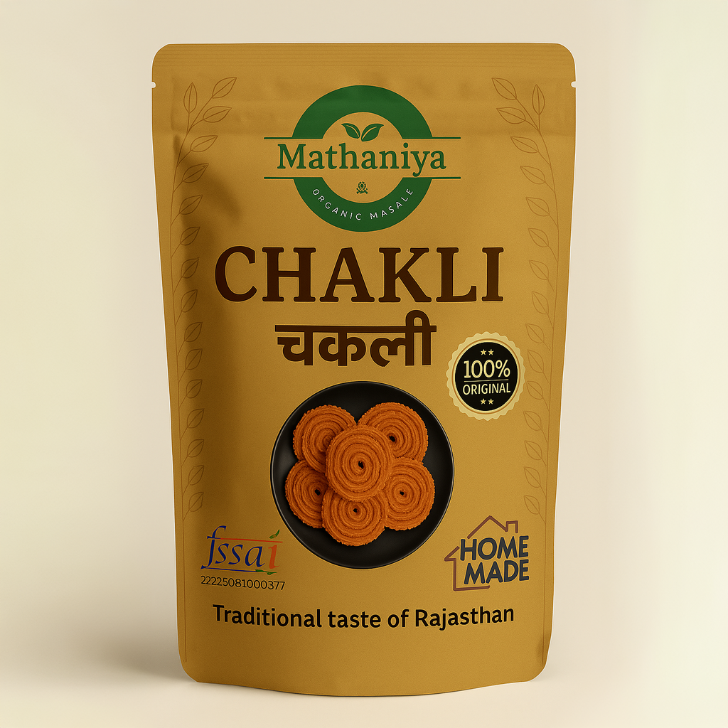 Mathaniya Chakli | Homemade Crispy Rajasthani Namkeen