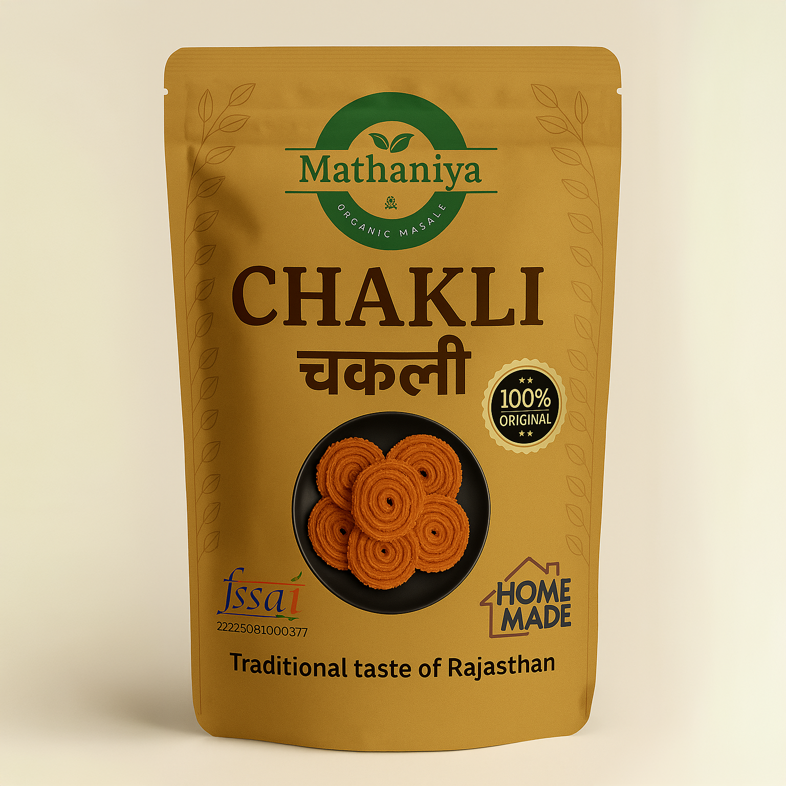 Mathaniya Chakli | Homemade Crispy Rajasthani Namkeen