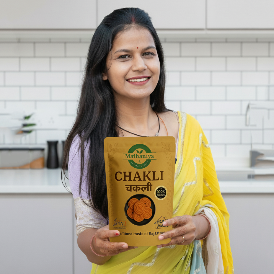 Mathaniya Chakli | Homemade Crispy Rajasthani Namkeen