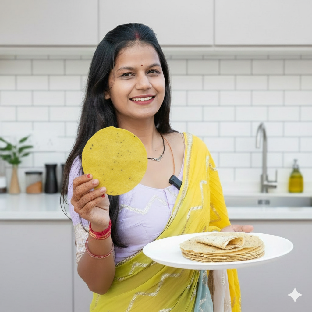 Khichiya Papad | Traditional Rajasthani Rice Papad