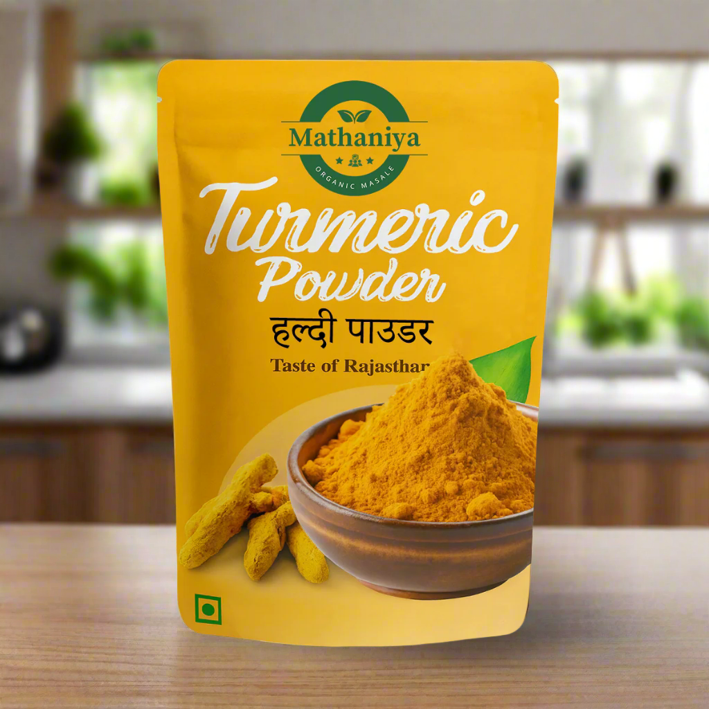 Turmeric Powder (हल्दी पाउडर) 100% Natural Mathaniya Organic Taste of Rajasthan