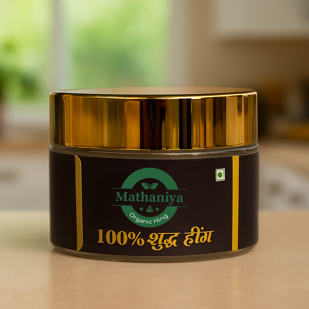 Shuddh Hing (Pure Asafoetida) 100% Strong Aroma & Premium Quality Mathaniya Organic