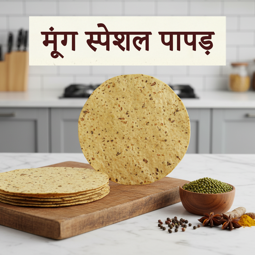 Moong Special Papad | Homemade Traditional Papad
