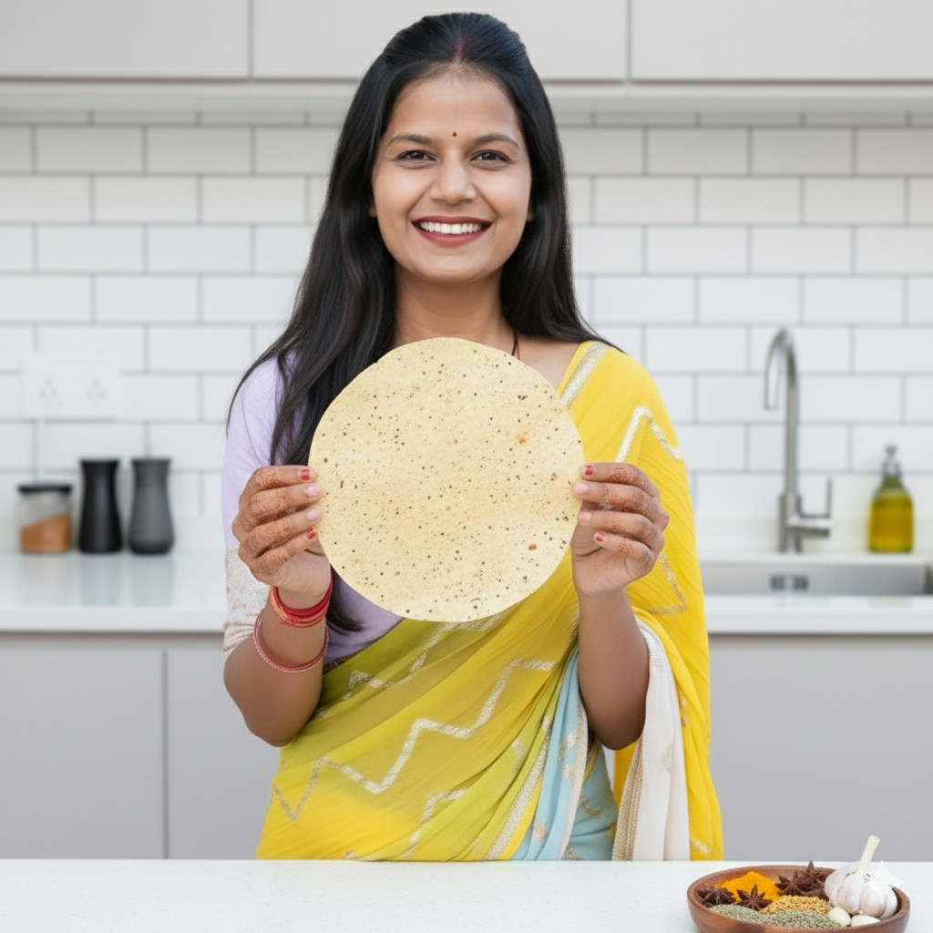 Moong Punjabi Papad | Homemade Crispy Papad | Ready to Fry